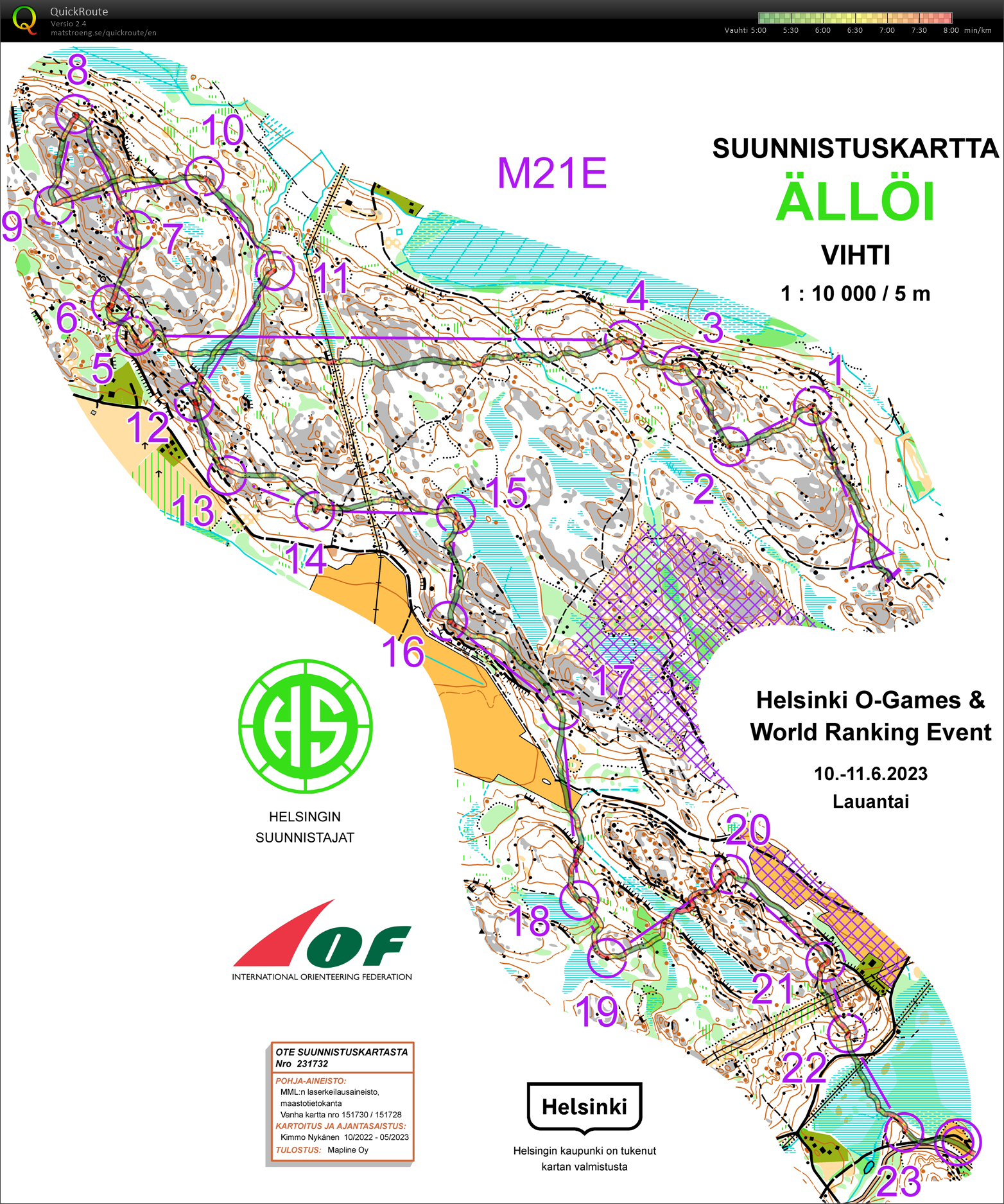 Helsinki O-Games WRE (10/06/2023)