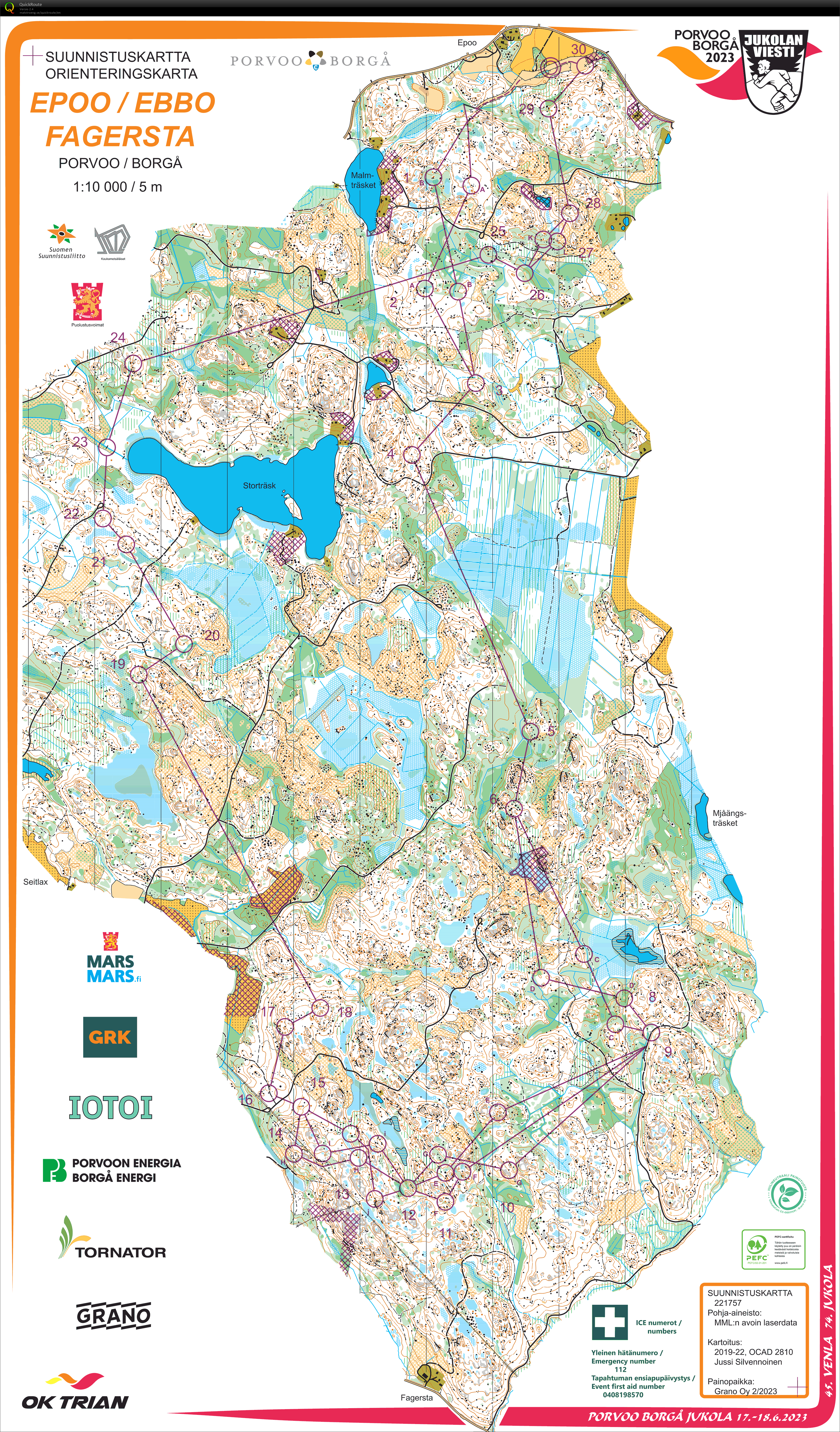 Porvoo Borgå Jukola (18/06/2023)